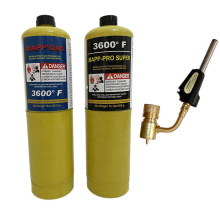 MAP de soldadura de gas Mapp Mapp Torch de buena calidad Pureza 99.9% Mapp Gas